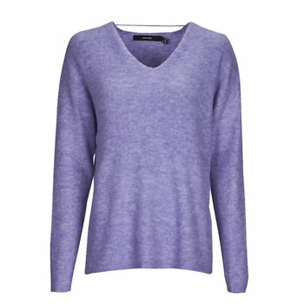 Vero Moda  Pullover VMCREWLEFILE LS V-NECK BLOUSE NOOS günstig online kaufen