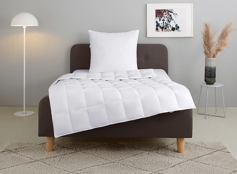 OTTO home Federbettdecke + Kopfkissen "Irah Bettdecke 135x200 cm, 155x220 c günstig online kaufen
