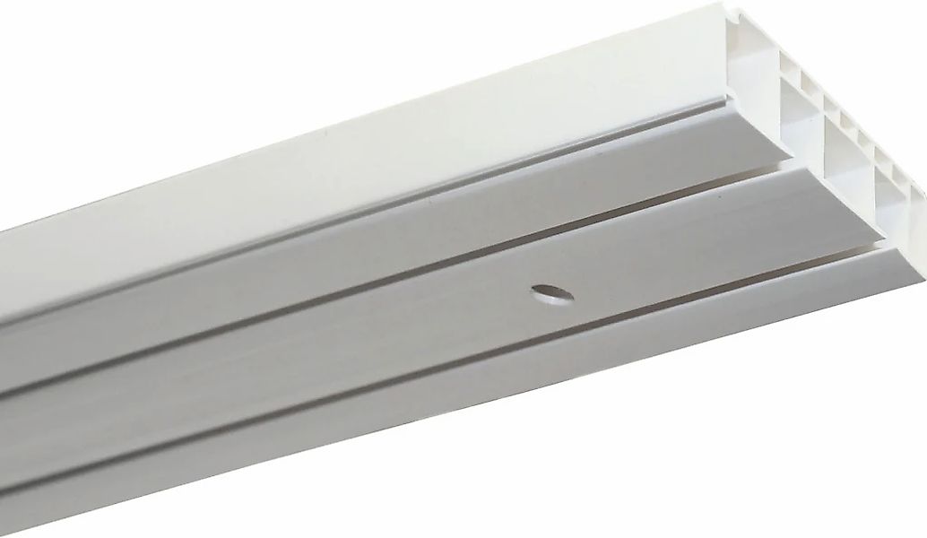 GARDINIA Gardinenstange "Vorhangschienen Set Kunststoff GK" 2 läufig-läufig günstig online kaufen