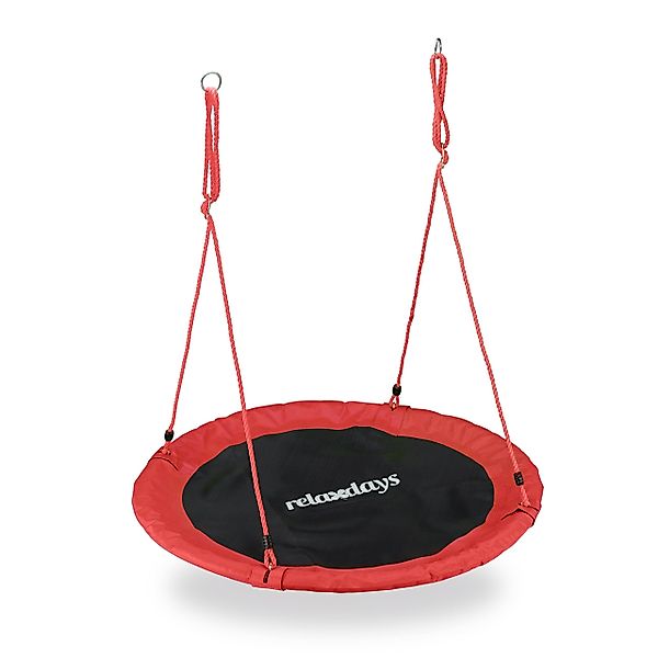 relaxdays Nestschaukel 110 cm, Rot günstig online kaufen