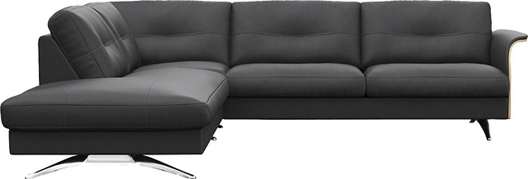 FLEXLUX Ecksofa »Glow, super bequem durch hochwertigem Sitzaufbau mit Feder günstig online kaufen