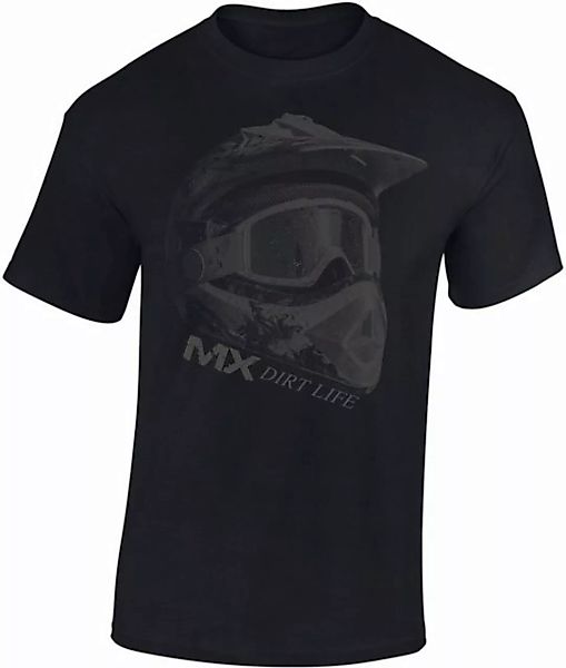 Baddery Print-Shirt Motocross T-Shirt: MX Dirt Life - Motorrad Biker T-Shir günstig online kaufen