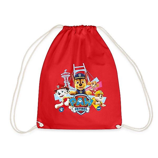 Spreadshirt Turnbeutel Paw Patrol Logo Turnbeutel günstig online kaufen