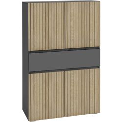 Home affaire Midischrank "Wisla" mit 4 Türen & 1 Schublade, Breite 76 cm, H günstig online kaufen