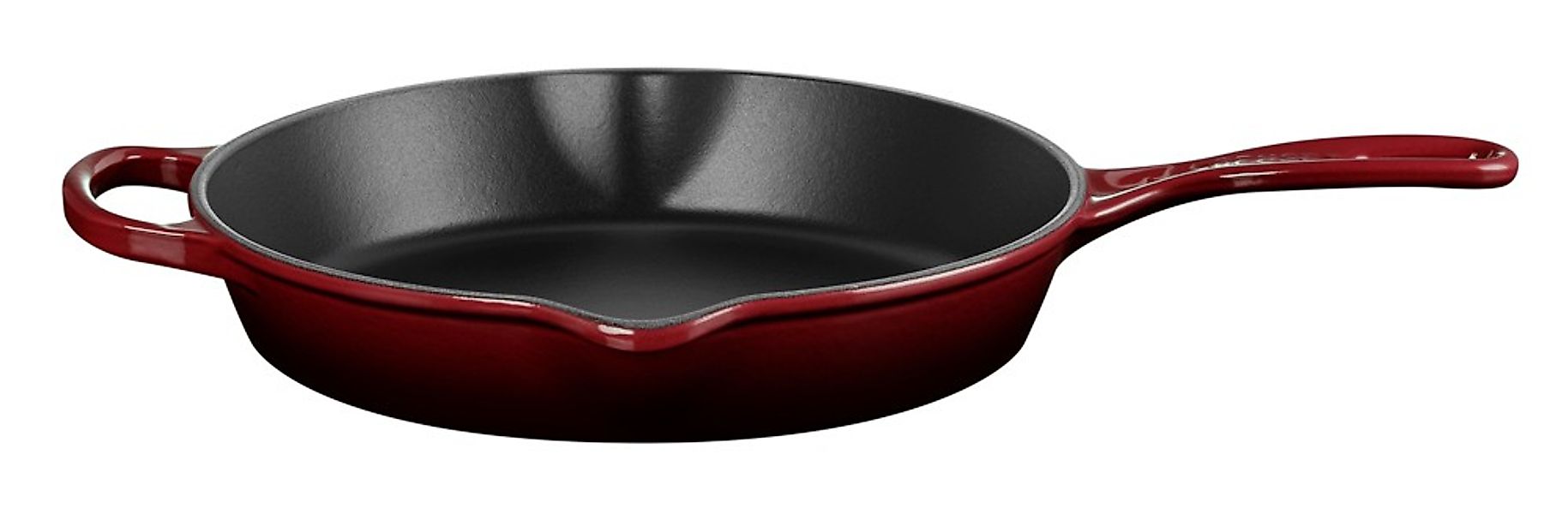 Le Creuset Brat- und Servierpfanne Hoch Gusseisen Rhône Bordeaux-Rot 26cm günstig online kaufen