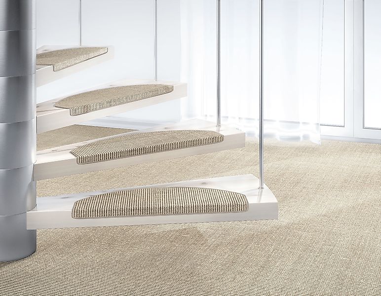 Dekowe Stufenmatte »Mara S2«, halbrund, 5 mm Höhe, 100% Sisal, große Farbau günstig online kaufen