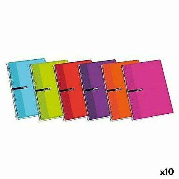 Notizbuch Enri Weicher Einband 21,5 X 15,5 Cm 80 Bettlaken (10 Stück) günstig online kaufen