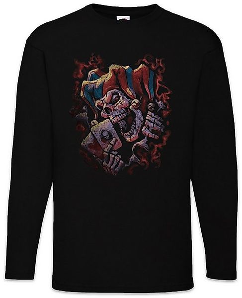 Urban Backwoods Langarmshirt Joker Skull II Langarm T-Shirt Schädel Death T günstig online kaufen