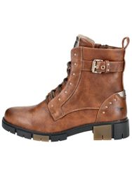 MUSTANG Stiefelette Lederimitat . Schnürstiefelette günstig online kaufen