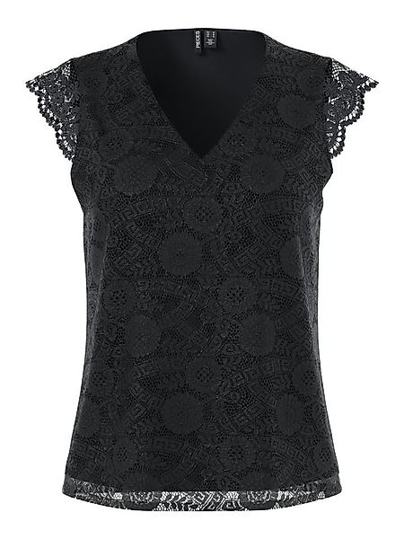 pieces Spitzenshirt – Feminines Spitzentop für günstig online kaufen
