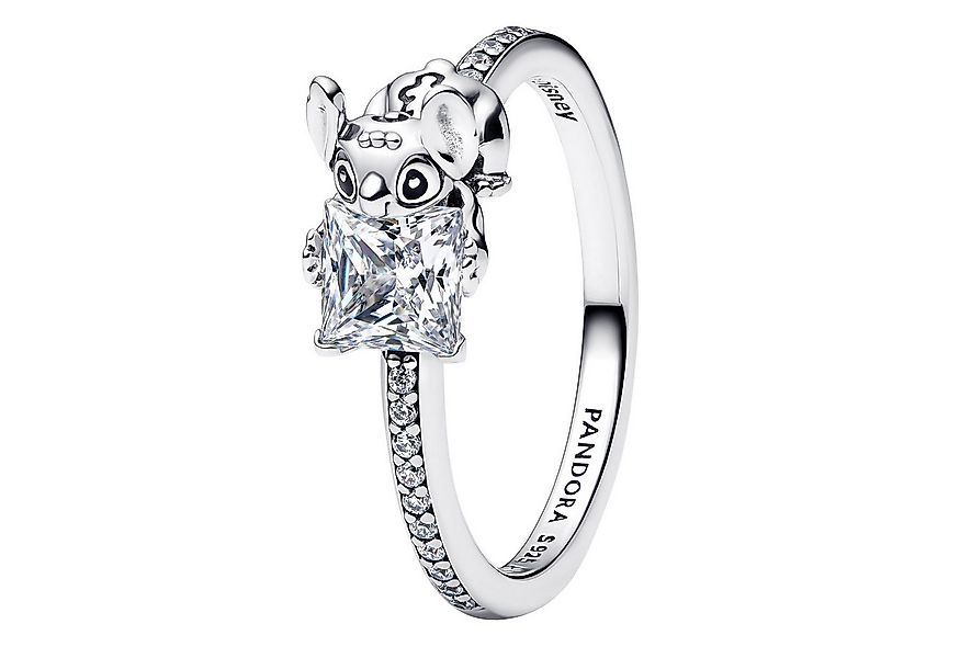 Pandora Silberring Damen-Disney Stitch & Stone Silber günstig online kaufen