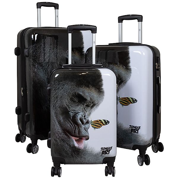 Trendyshop365 Hartschalen-Trolley Gorilla, bunter Koffer mit günstig online kaufen
