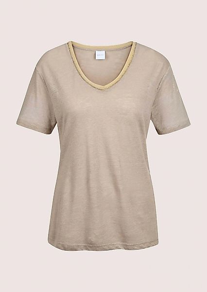 MADELEINE Kurzarmshirt "Shirt Leinenshirt" günstig online kaufen