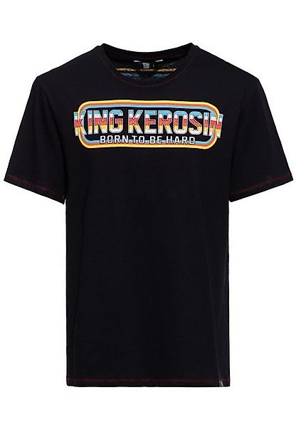 KingKerosin Print-Shirt Born to be Hard (1-tlg) mit Retro Style Oldschool D günstig online kaufen