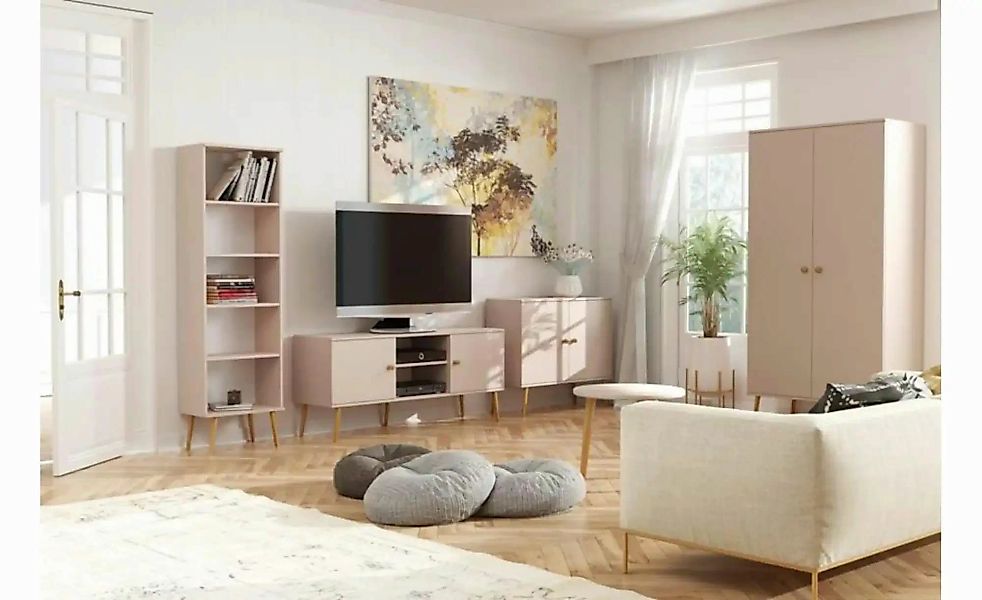 Bücherregal   ¦ beige ¦ Maße (cm): B: 46 H: 180 Regale > Bücherregale - Höf günstig online kaufen