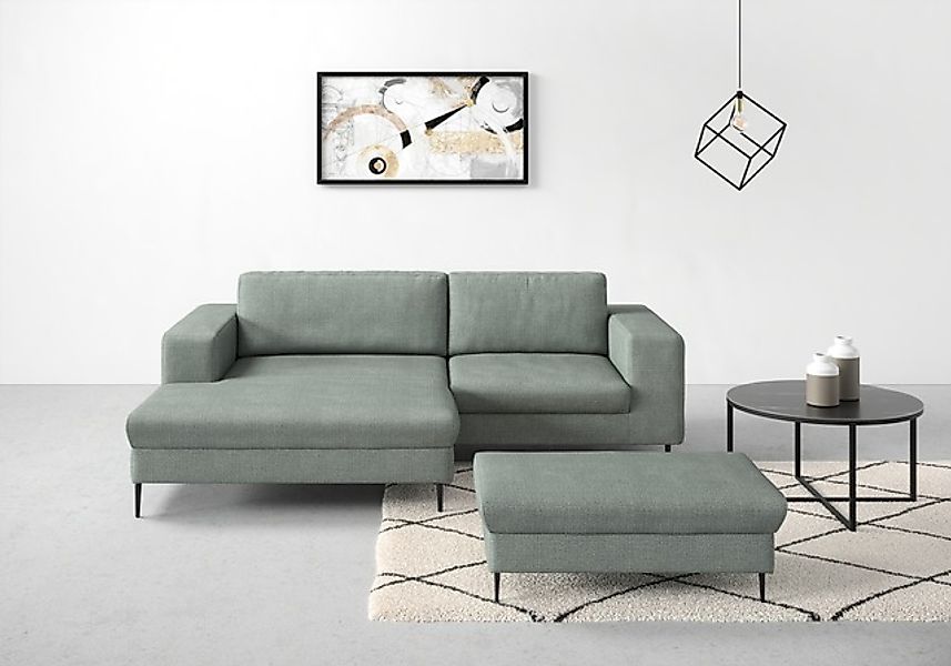 DOMO collection Ecksofa »Modica kompakt und elegant, Breite 244, L-Form« mo günstig online kaufen