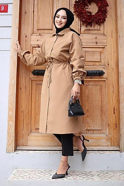 MİSSKAYLE Trenchcoat Verdeckter Knopfleisten-Trenchcoat günstig online kaufen