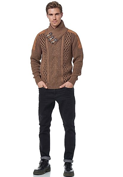 Rusty Neal Strickpullover, mit trendigem Strickmuster günstig online kaufen