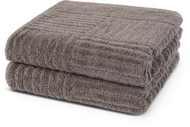 ROSS Duschtuch "CARRE" 100% Baumwolle, Rippenstruktur, große Farbauswahl günstig online kaufen