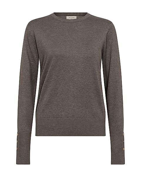 FREEQUENT Strickpullover "FQKATIE-PULLOVER" mit Zierknöpfen günstig online kaufen