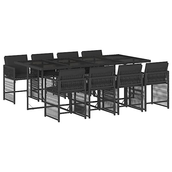 vidaXL Garten-Essgruppe 9-tlg. Garten-Essgruppe mit Kissen günstig online kaufen