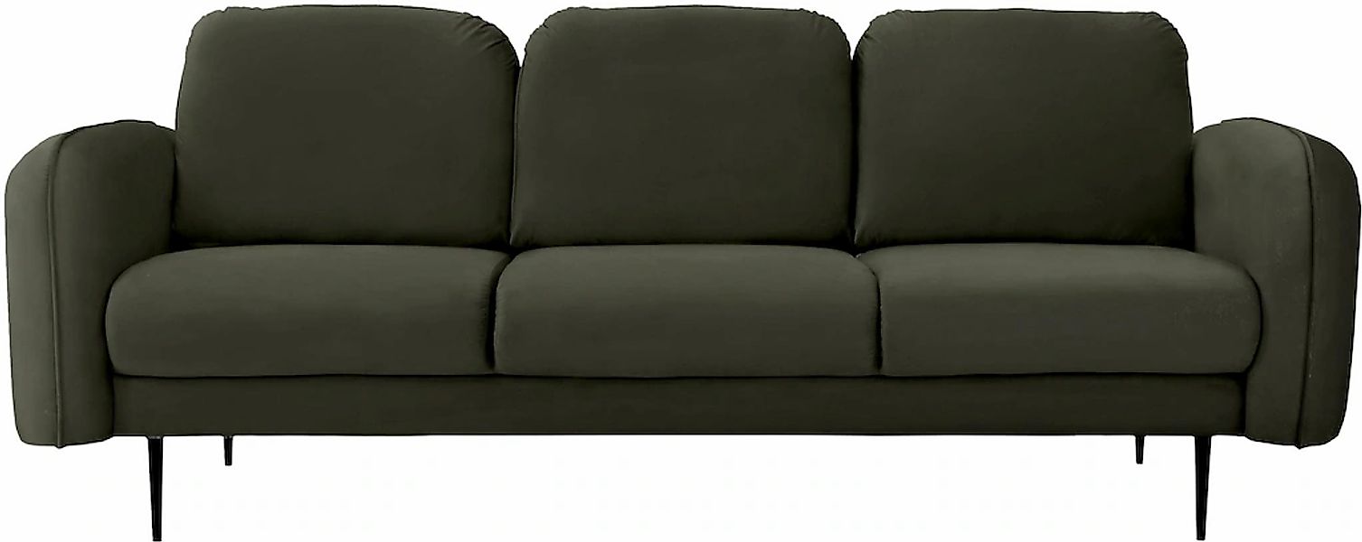 Leonique 3-Sitzer "Skidi" mit losen Rückenkissen und Keder oben auf der Arm günstig online kaufen