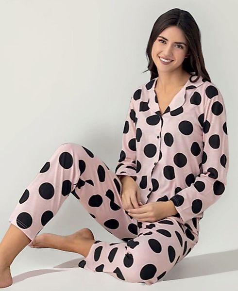 fashionshowcase Pyjama Damen – Schlafanzug Weiches günstig online kaufen