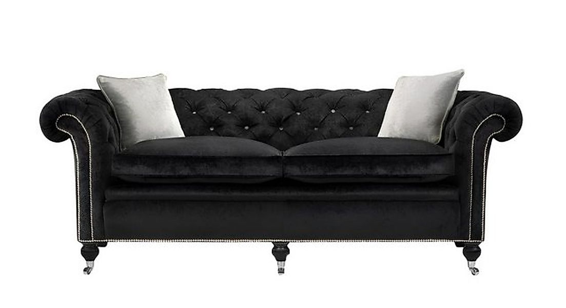 Xlmoebel Sofa Klassisches Chesterfield-Sofa, 2-Sitzer, Leder Napoli Spezial günstig online kaufen