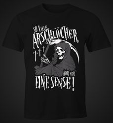 MoonWorks Print-Shirt So viele Arschlöcher aber günstig online kaufen