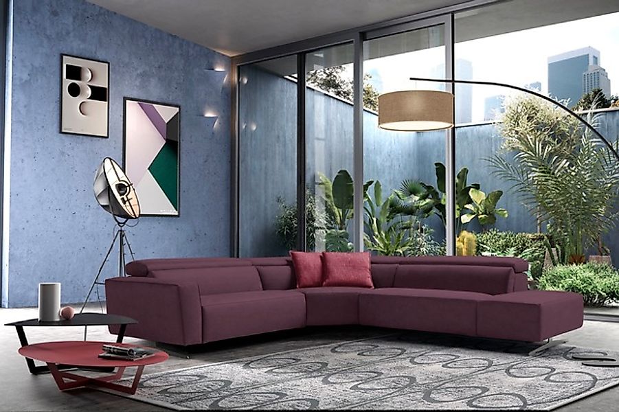 Egoitaliano Ecksofa »Stefanie-e, Designsofa der Extraklasse, bequem mit hoh günstig online kaufen