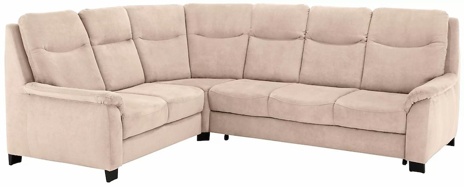 Home affaire Ecksofa »Boccaccio L-Form«, mit Federkern, incl. Kopfteilverst günstig online kaufen