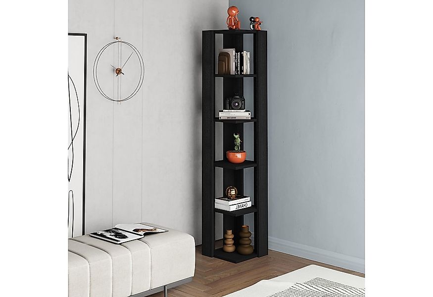 Decortie Eckregal Nati, Eck-Bücherregal, 34 x 34 x 161 cm günstig online kaufen