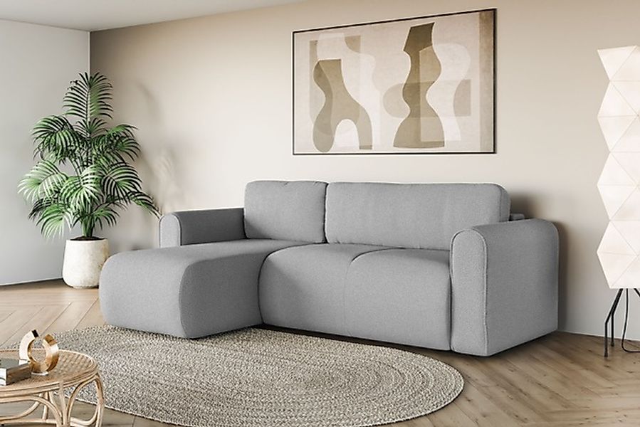 INOSIGN Ecksofa »Zacharia wahlweise Schlafsofa mit Bettkasten, B/T/H 250/16 günstig online kaufen