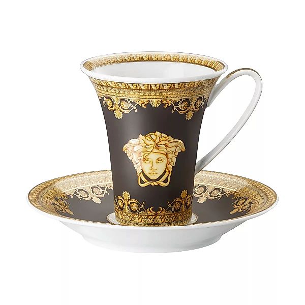 Rosenthal Versace I love Baroque - Nero Kaffeetasse 0,18 L mit Untertasse 2 günstig online kaufen