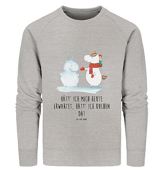 Mr. & Mrs. Panda Longpullover Größe XXL Einhorn Schneemann - Heather Grey - günstig online kaufen