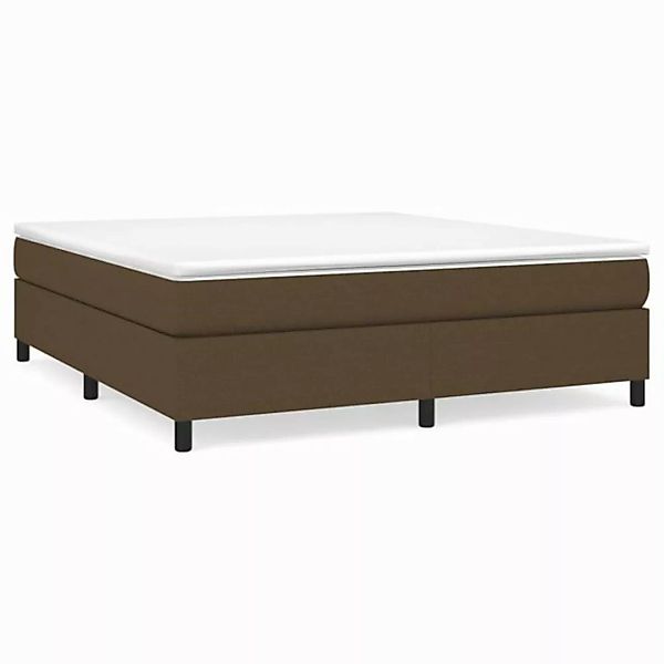 furnicato Bett Bettgestell ohne Matratze Dunkelbraun 160x200 cm Stoff (1-tl günstig online kaufen