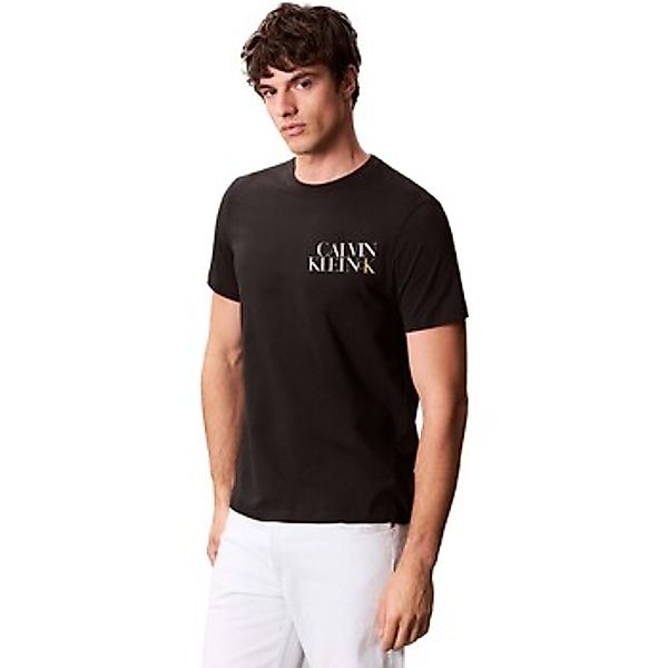 Ck Jeans  T-Shirts & Poloshirts Ss 30S Eu Ck Ny Word günstig online kaufen