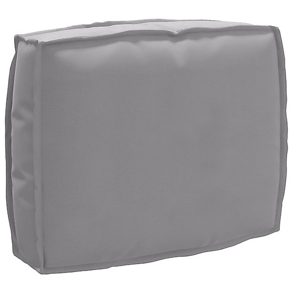 vidaXL Sitzauflage Paletten-Rückenkissen Grau 50x40x12 cm günstig online kaufen
