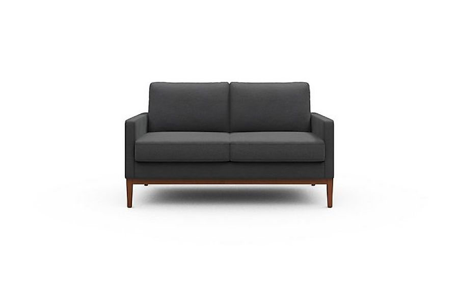 moebelfaktor Sofa Bodo 2-Sitzer, Retro-Design, elegante Linien, stabile Hol günstig online kaufen