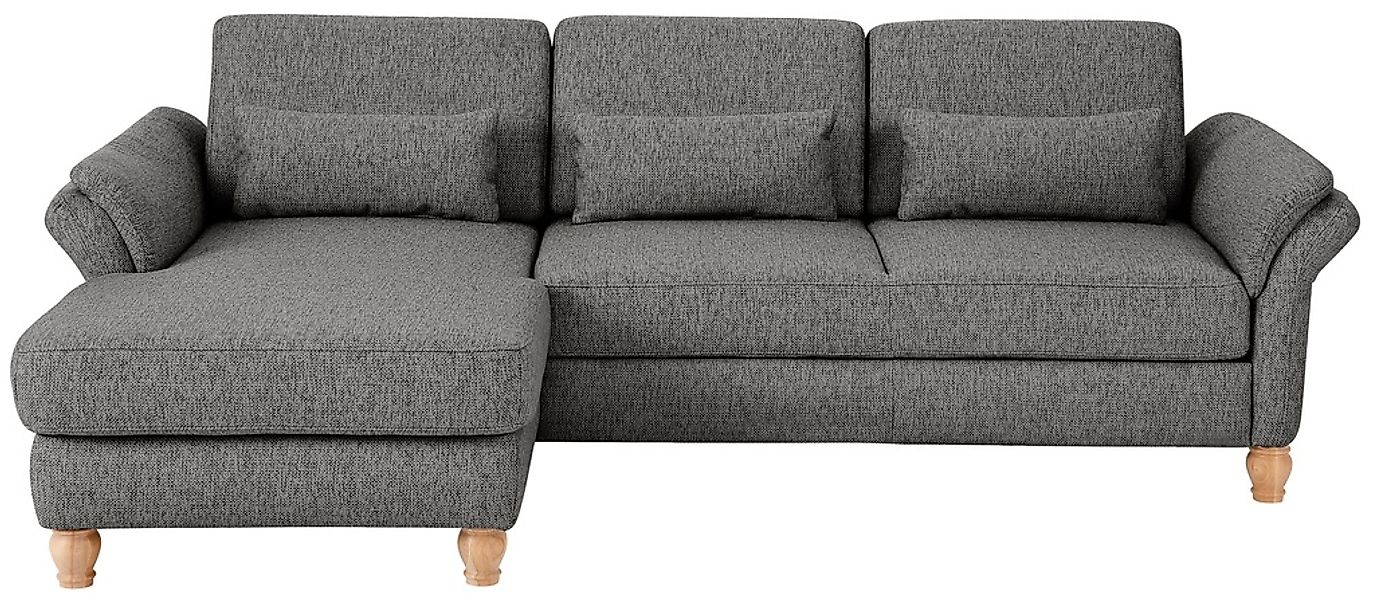 Home affaire Ecksofa »Palace L-Form«, incl. Sitztiefenverstellung, wahlweis günstig online kaufen