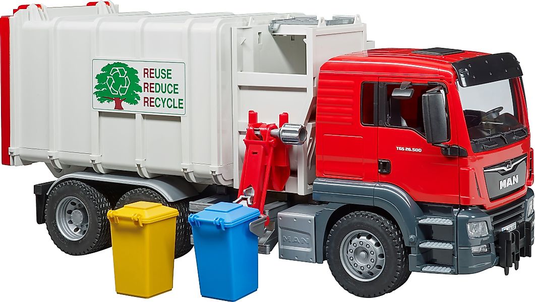 Bruder® Spielzeug-Müllwagen MAN TGS Seitenlader Müll-LKW günstig online kaufen