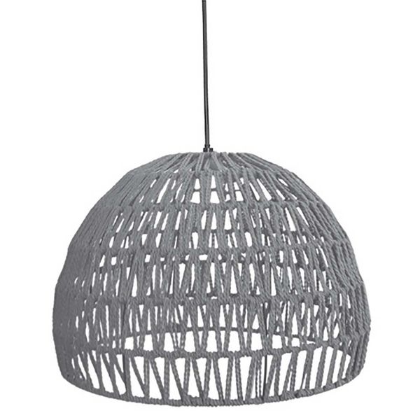 Hängeleuchte in Grau Skandi Design günstig online kaufen