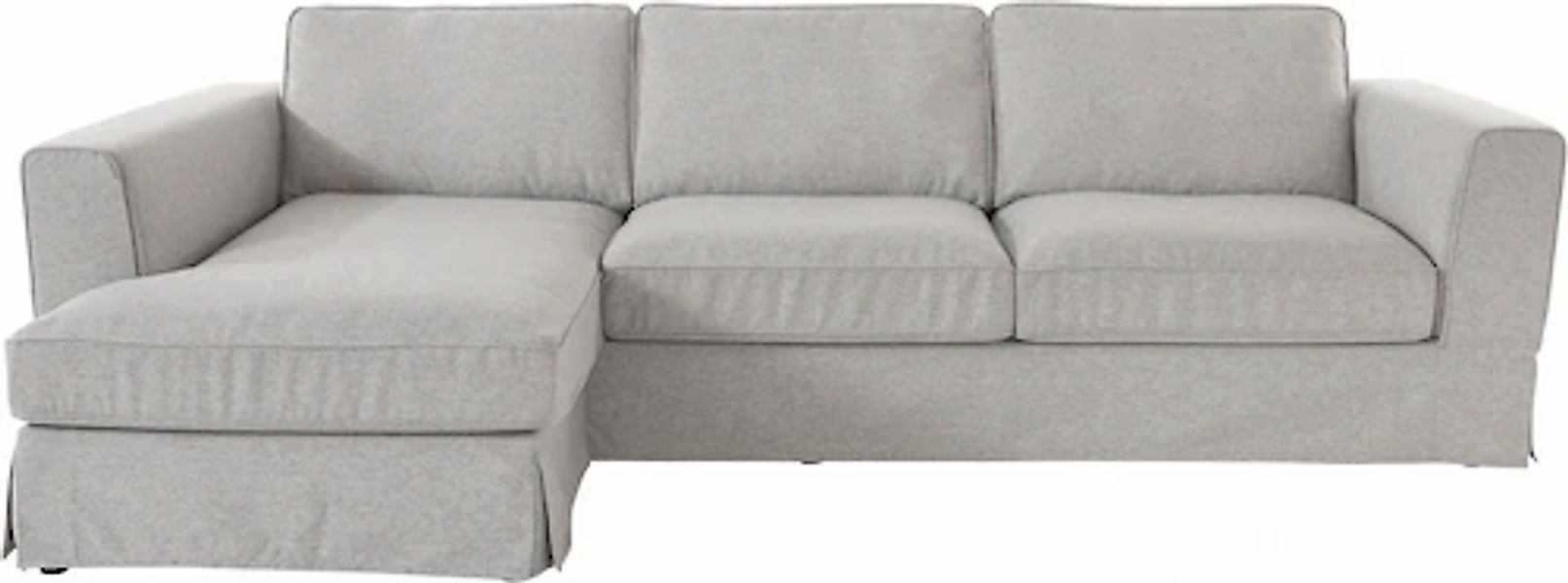 Home affaire Ecksofa »Vintage L-Form« 3-Sitzer Polsterecke im Landhausstil, günstig online kaufen