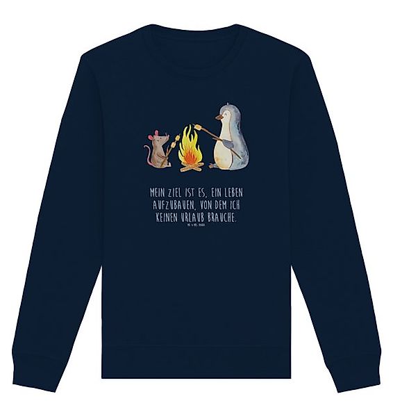 Mr. & Mrs. Panda Longpullover Größe XL Pinguin Lagerfeuer - French Navy - G günstig online kaufen