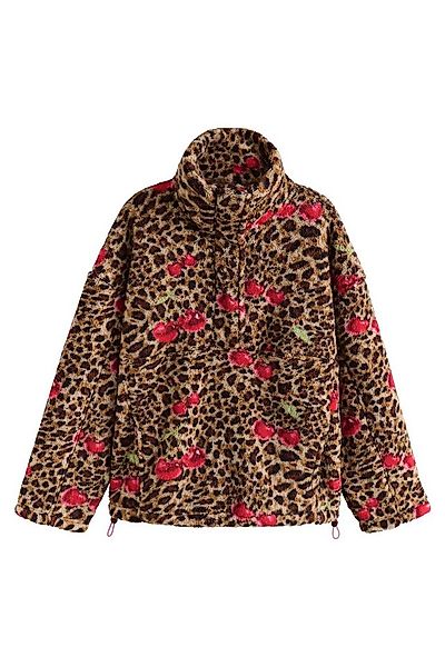 Next Fleecejacke Borg-Fleece mit halben Reißverschluss (1-St) günstig online kaufen