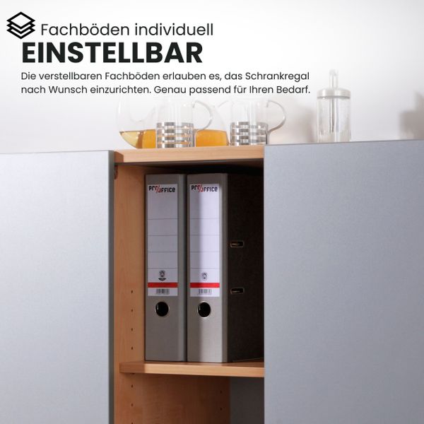 bümö Sideboard office Sideboard mit Schwebetür, günstig online kaufen