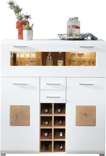 Innostyle Barschrank "FUN PLUS II" 2 Holztüren, 19 Fächer, 1 Klappe, Softcl günstig online kaufen