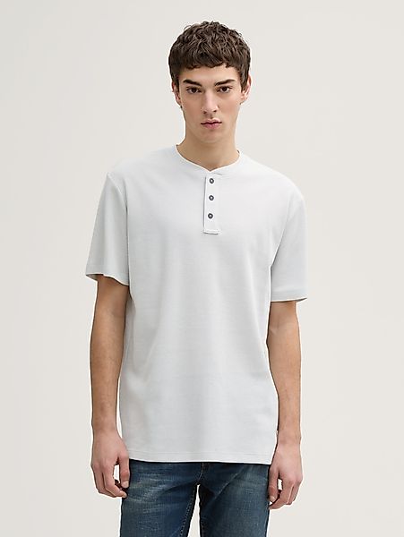 TOM TAILOR Denim T-Shirt Henley T-Shirt günstig online kaufen
