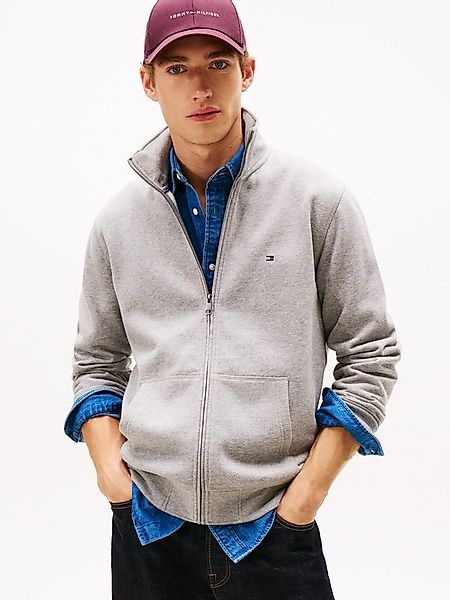 Tommy Hilfiger Sweatjacke ESSENTIAL FLEECE STAND COLLAR mit Stehkragen, reg günstig online kaufen
