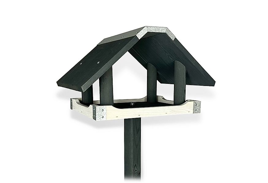 gartenetage Vogelhaus Modernes Vogelhaus & 2in1 Ständer aus Kiefernholz, We günstig online kaufen
